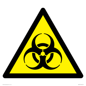 W009 Warning: Biological hazard